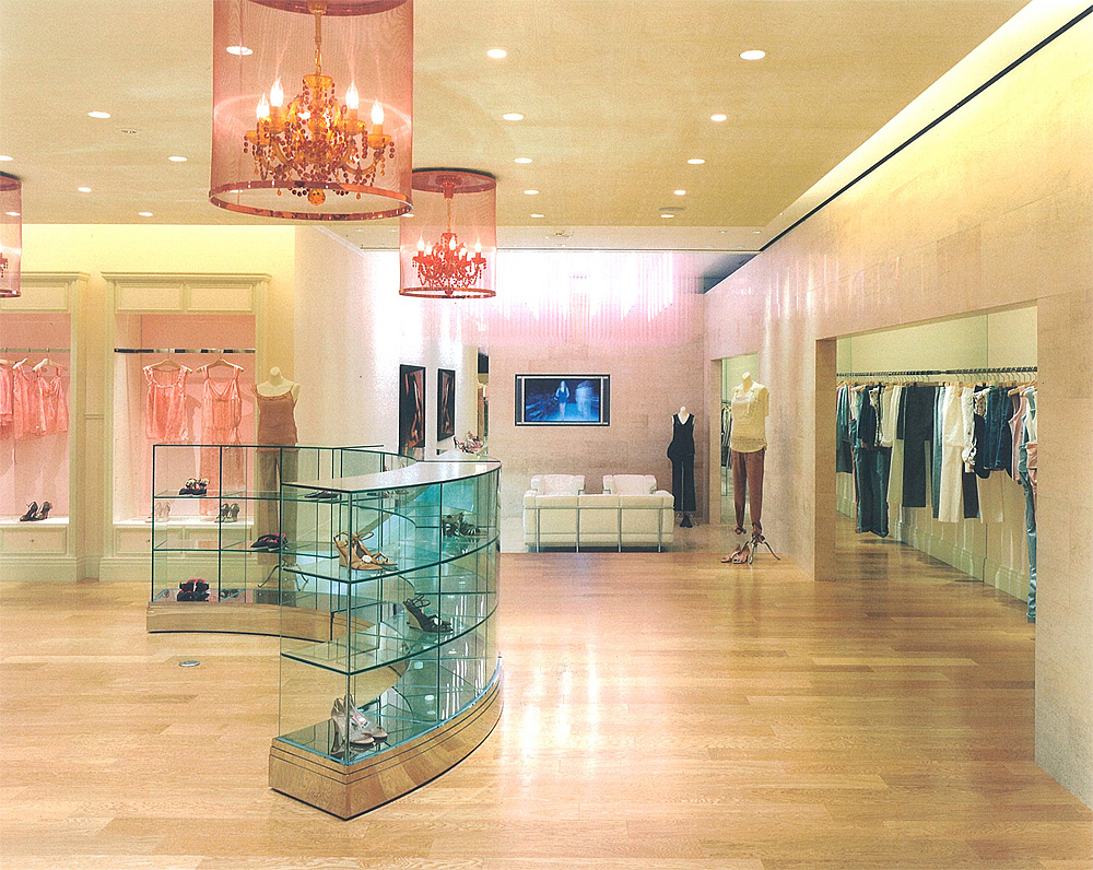 JILL STUART 渋谷路面店/ジルスチュアート 渋谷路面店/店舗設計・ショップデザイン:洋服・ファッションブランド