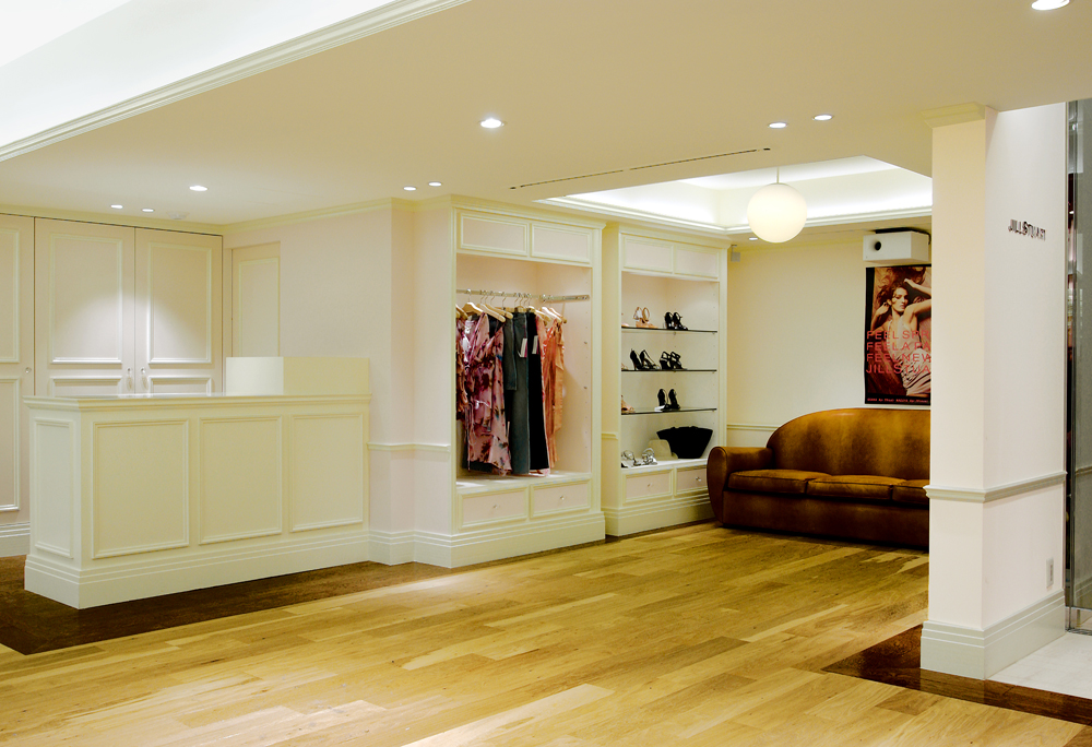 JILL STUART 南船場路面店/ジルスチュアート 南船場路面店/店舗設計・ショップデザイン:洋服・ファッションブランド